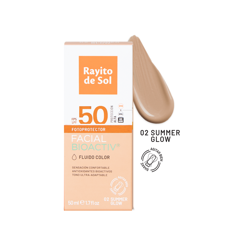 rayito-de-sol-protector-solar-facial-bioactiv-fluido-color-summer-glow-tono-2 image 1
