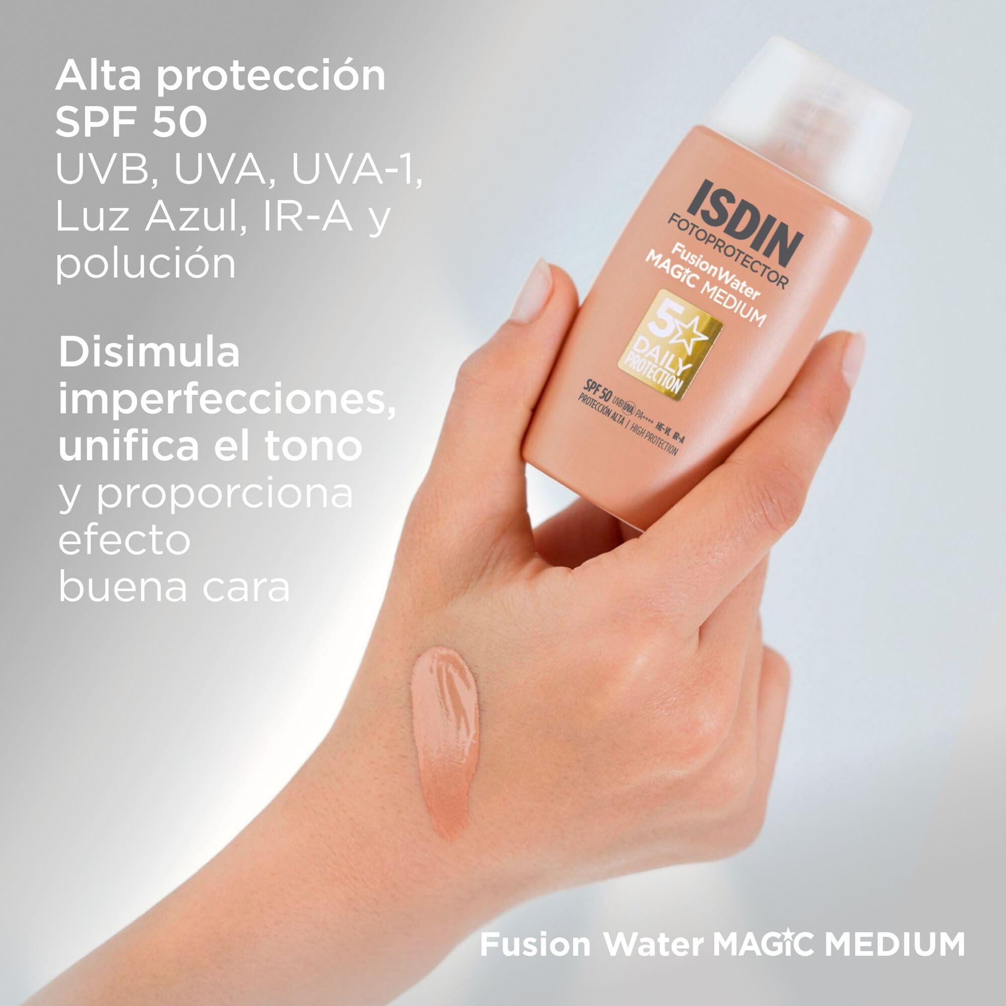 isdin-fusion-water-magic-color-spf-50-protector-solar-facial-50-ml image 4