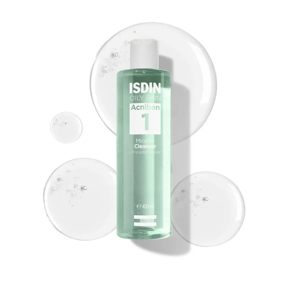 isdin-acniben-micellar-cleanser-limpiador-facial-piel-grasa-400-ml image 1