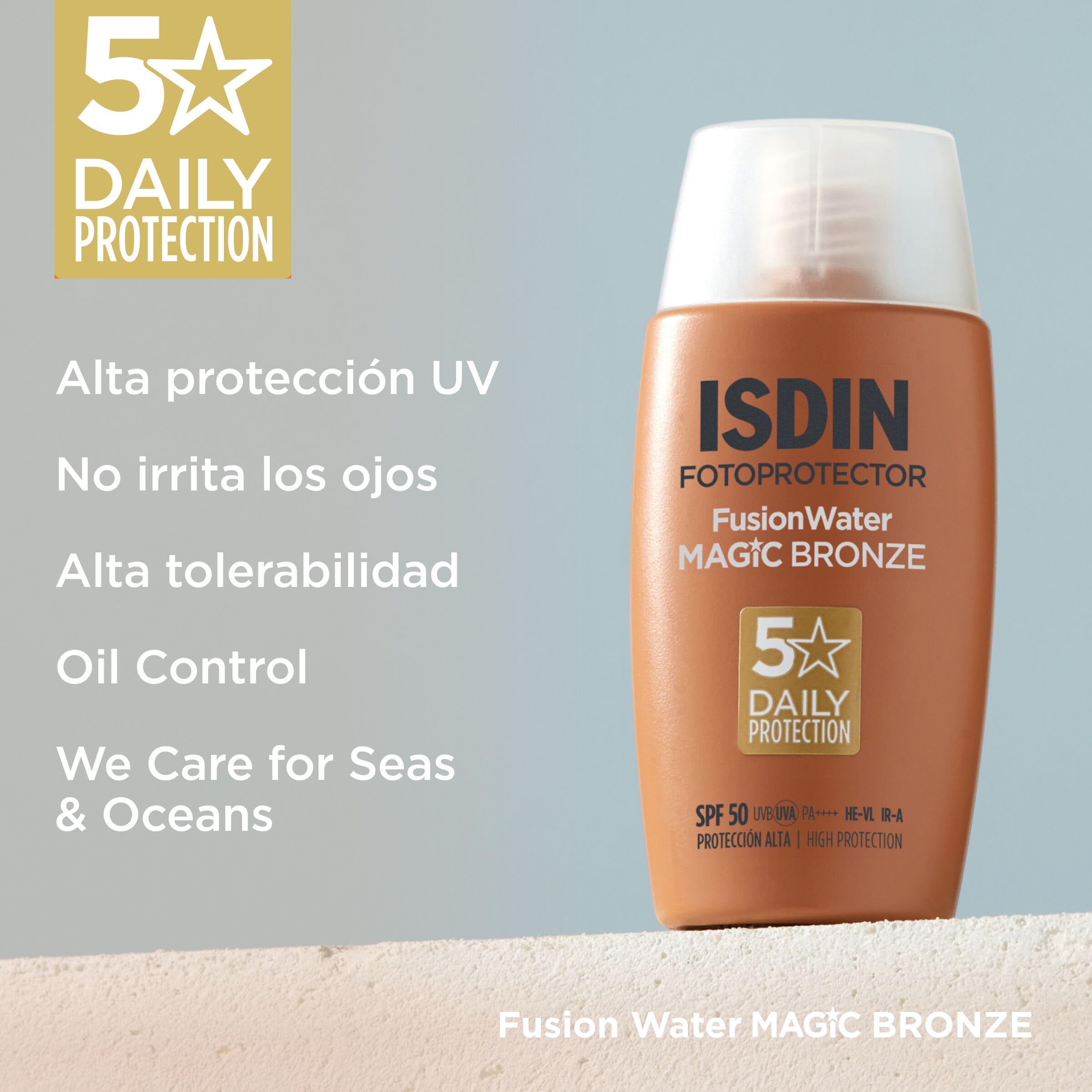 isdin-fusion-water-magic-bronze-spf-50-con-color-50-ml image 6