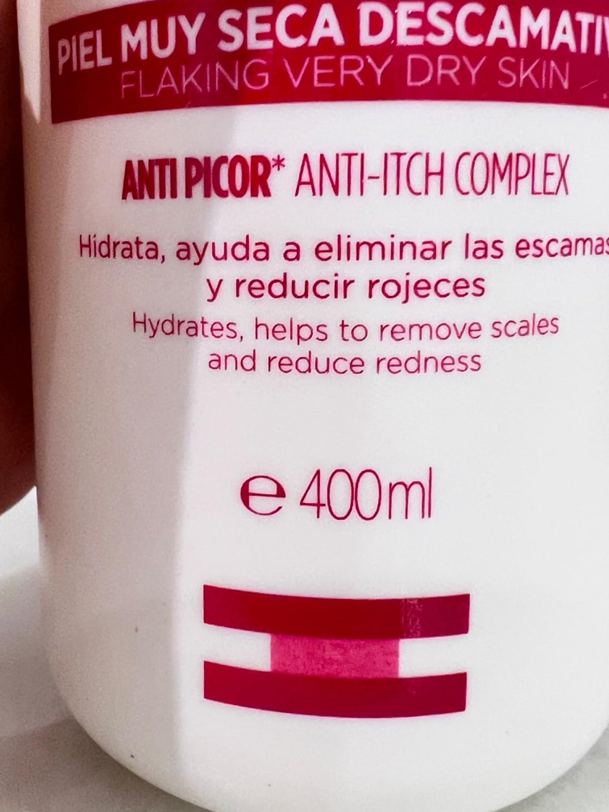 Excelente para pieles reactivas