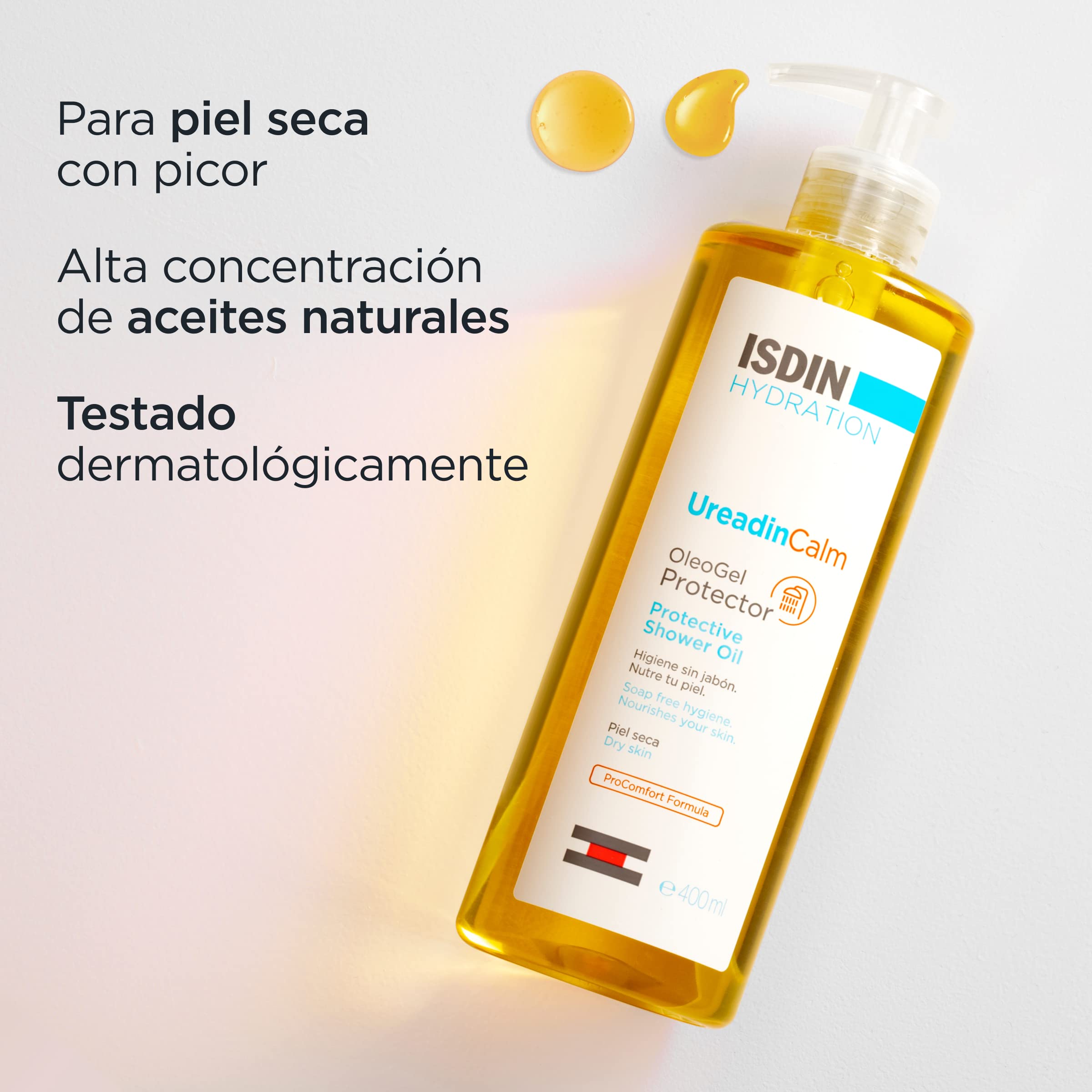 isdin-ureadincalm-oleo-gel-aceite-de-ducha-400-ml-piel-seca-con-picor image 4