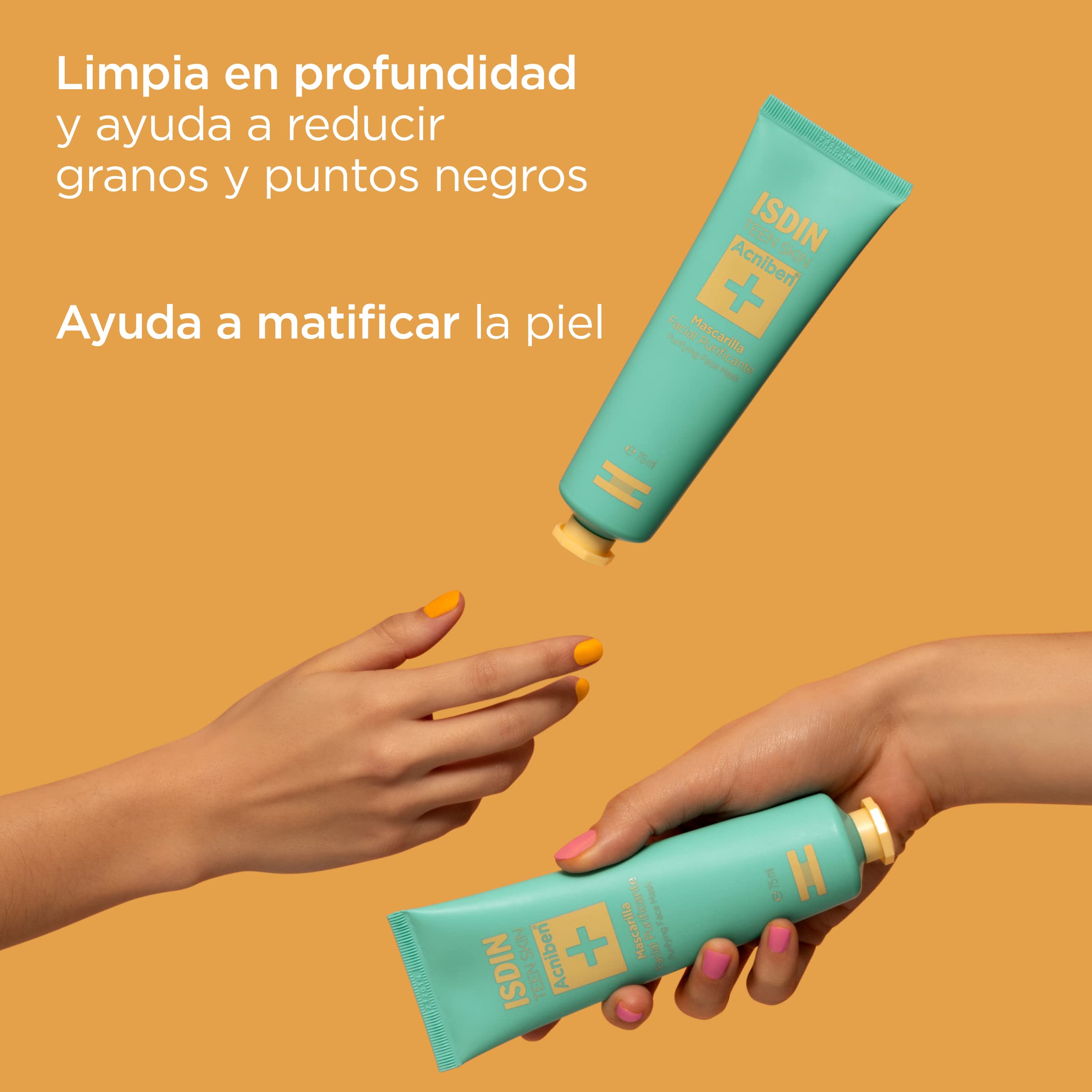 isdin-acniben-mascarilla-purificante-facial-75-ml-piel-grasa-con-granos image 3