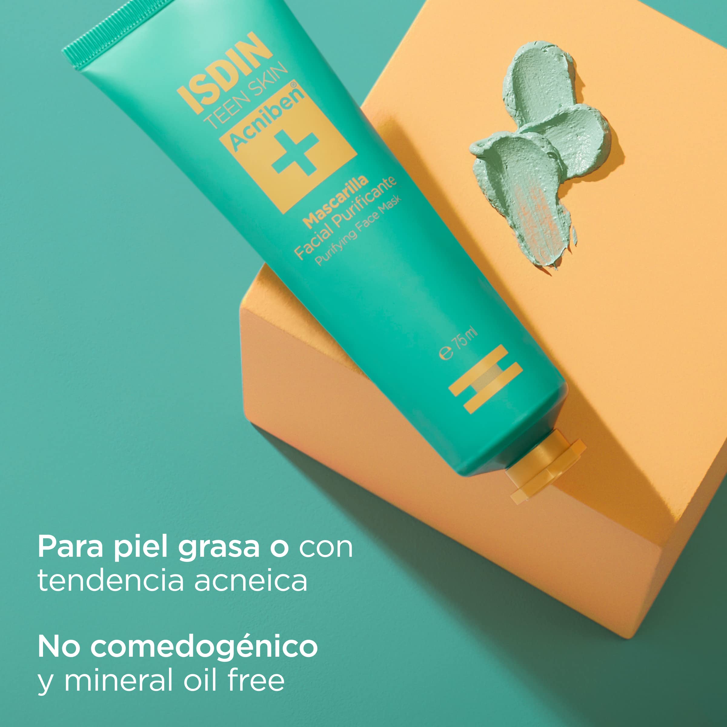 isdin-acniben-mascarilla-purificante-facial-75-ml-piel-grasa-con-granos image 5