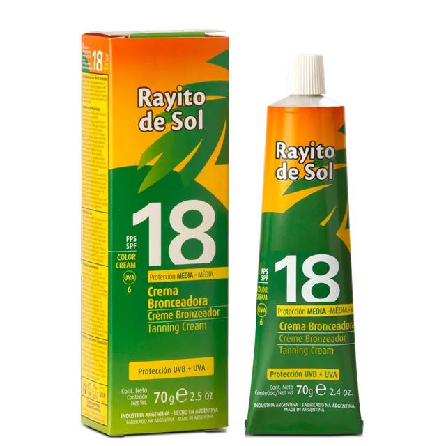 rayito-de-sol-crema-bronceadora-fps-18-70g image 1