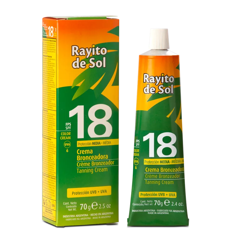 rayito-de-sol-crema-bronceadora-fps-18-70g image 1