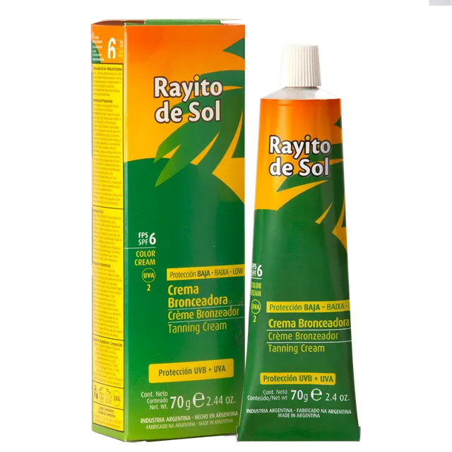 rayito-de-sol-crema-bronceadora-fps-6-70g-glow image 1