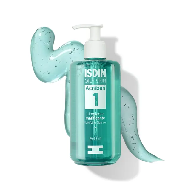 isdin-acniben-paso-1-gel-limpiador-matificante-400-ml image 1