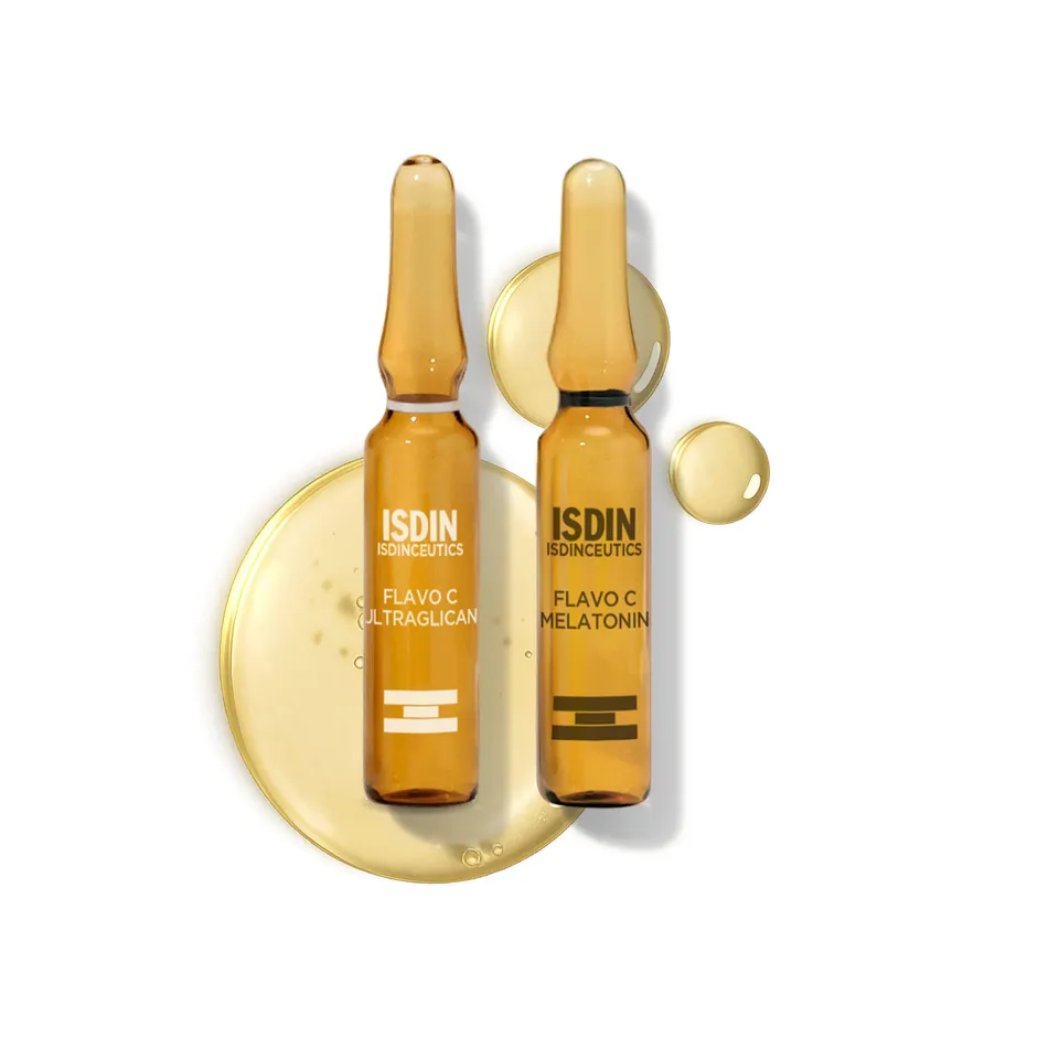 isdin-flavo-c-ultraglican-s-rum-antioxidante-ampollas-30-x-2-ml image 1