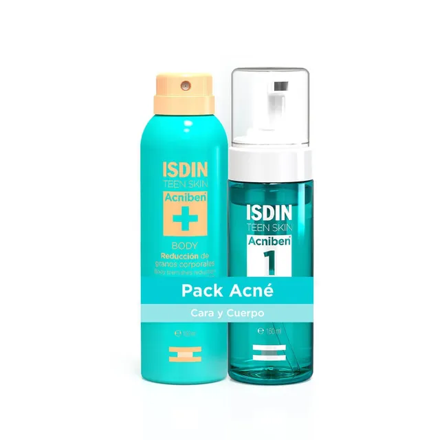 isdin-acniben-pack-limpiador-purificante-espuma-body-piel-grasa-acneica image 1
