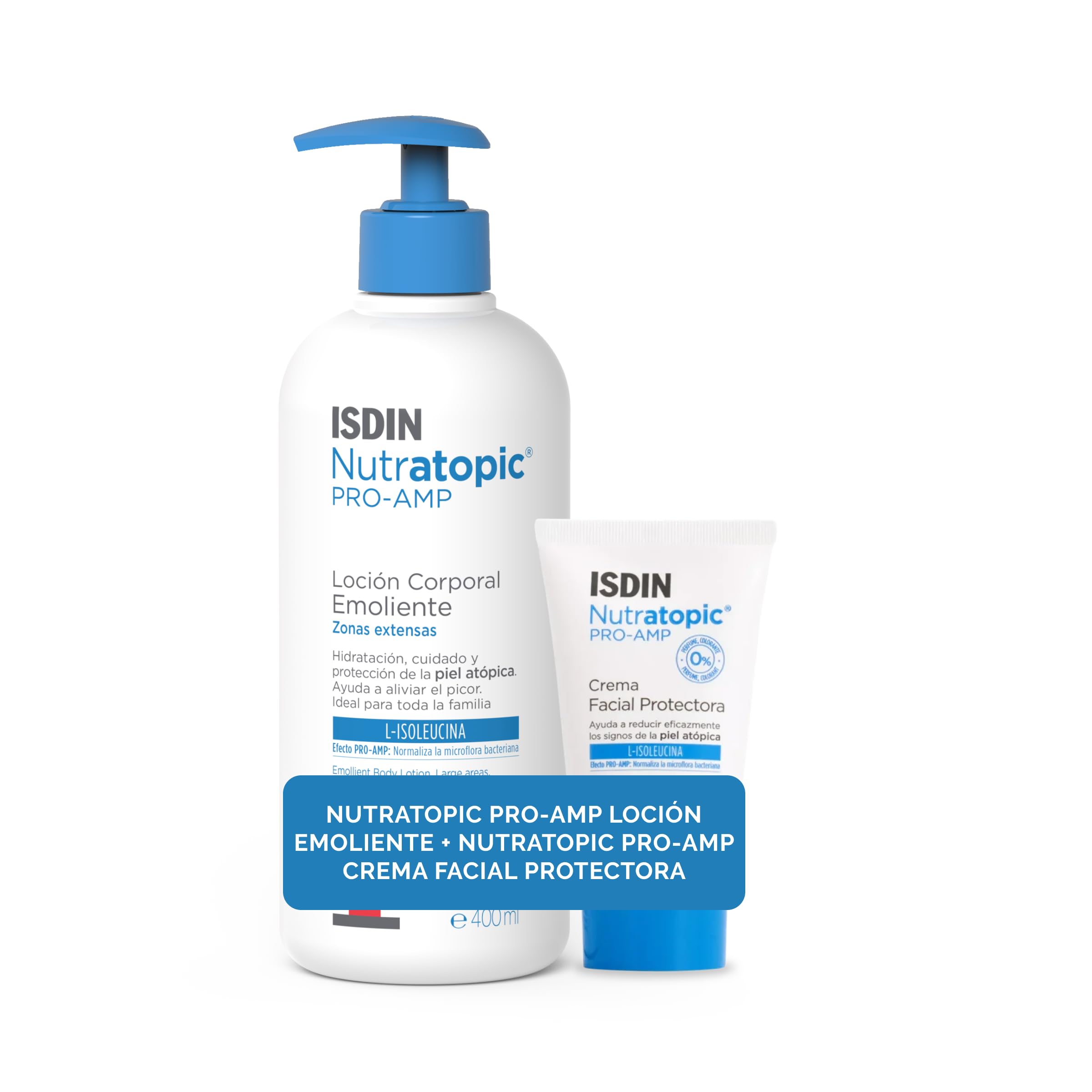 isdin-nutratopic-pro-amp-pack-piel-at-pica-crema-facial-loci-n-emoliente image 1