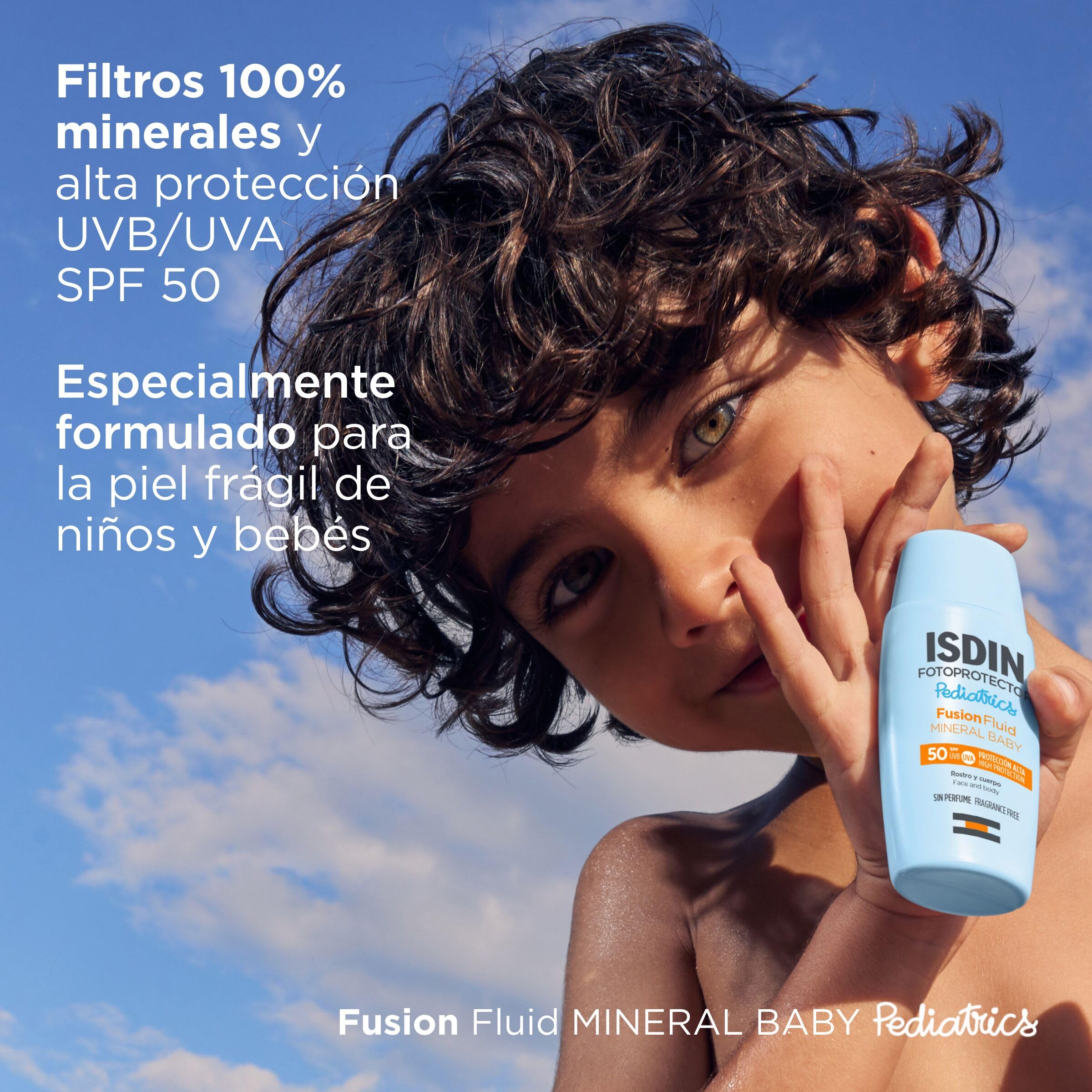 isdin-pediatrics-fusion-fluid-mineral-baby-spf-50-protector-solar-mineral-50-ml image 4