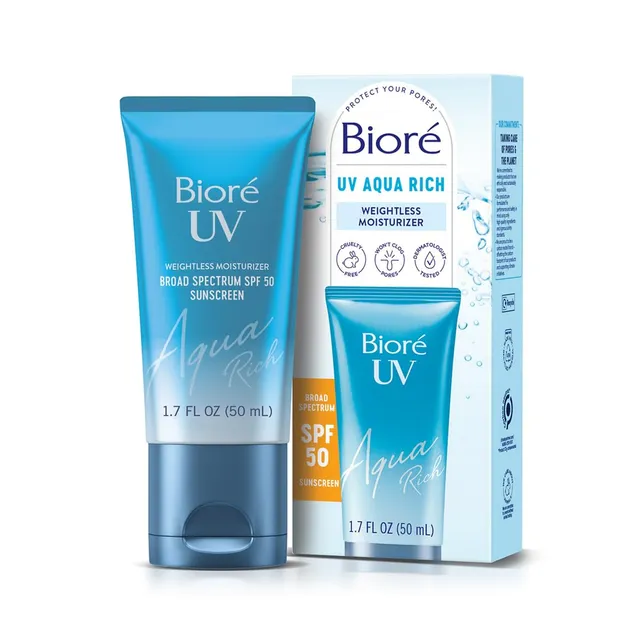 bior-uv-aqua-rich-weightless-moisturizer-spf-50-hidratante-facial-50-ml image 1