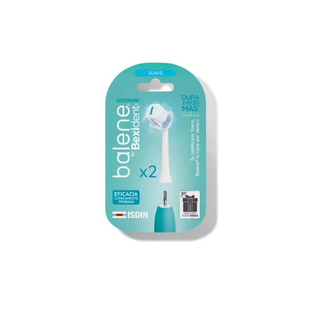 isdin-balene-by-bexident-duotech-recambio-cabezal-suave-2-unidades image 1