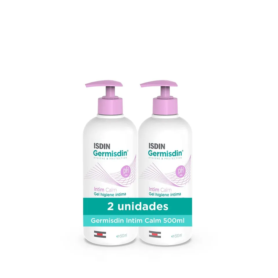 isdin-germisdin-intim-calm-gel-higiene-ntima-pack-2x500-ml image 1