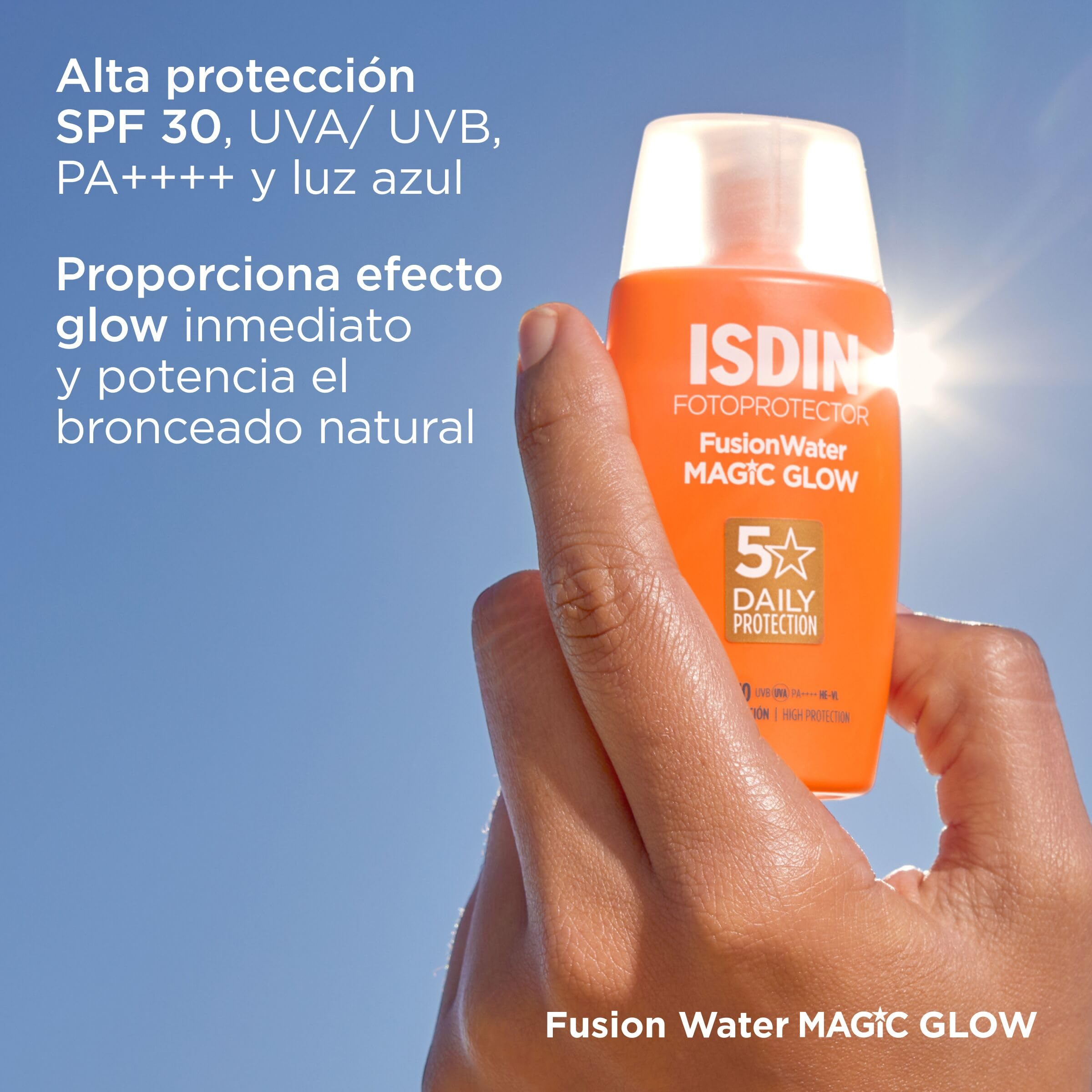 isdin-fotoprotector-fusion-water-magic-glow-spf-30-50-ml image 4
