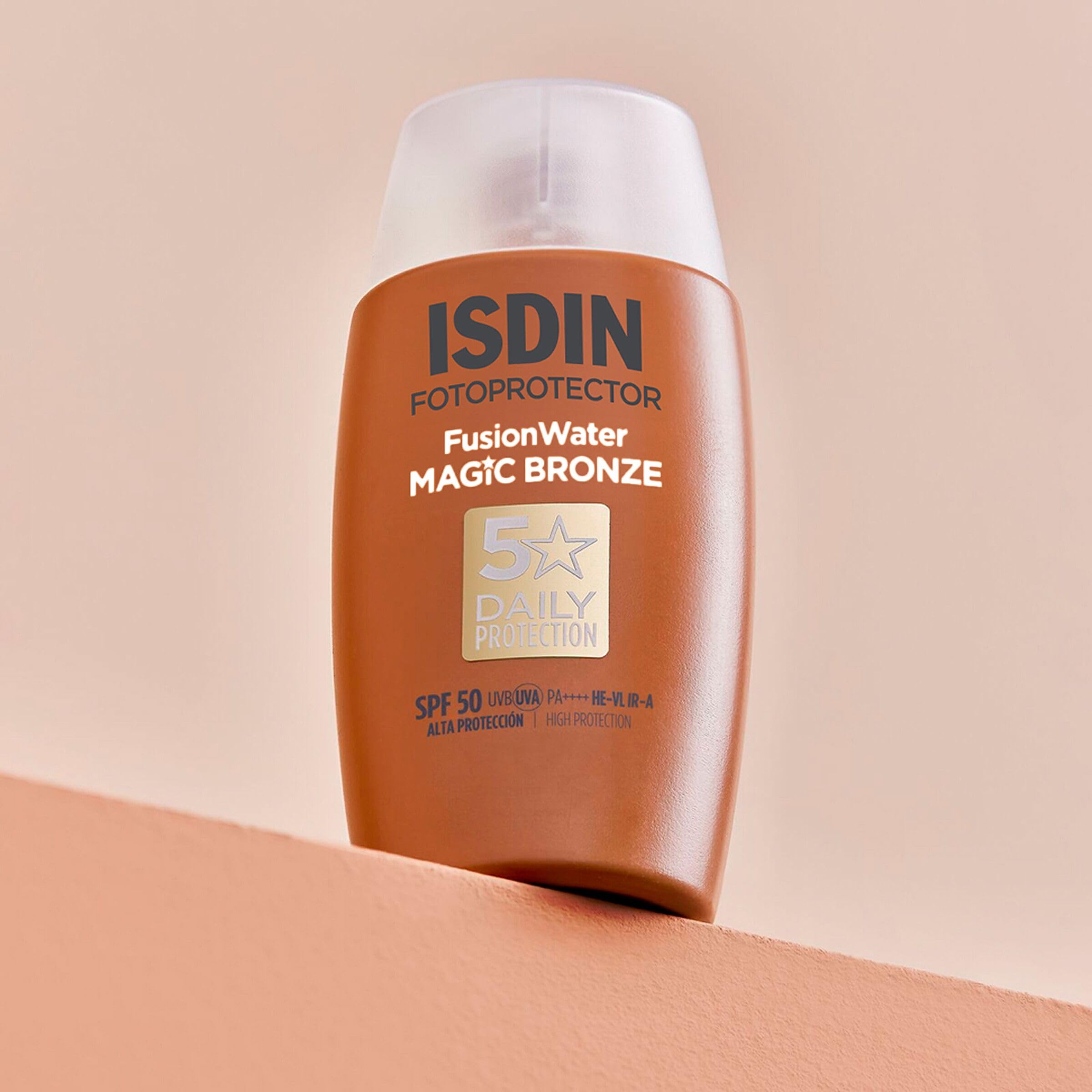isdin-fusion-water-magic-bronze-spf-50-con-color-50-ml image 2