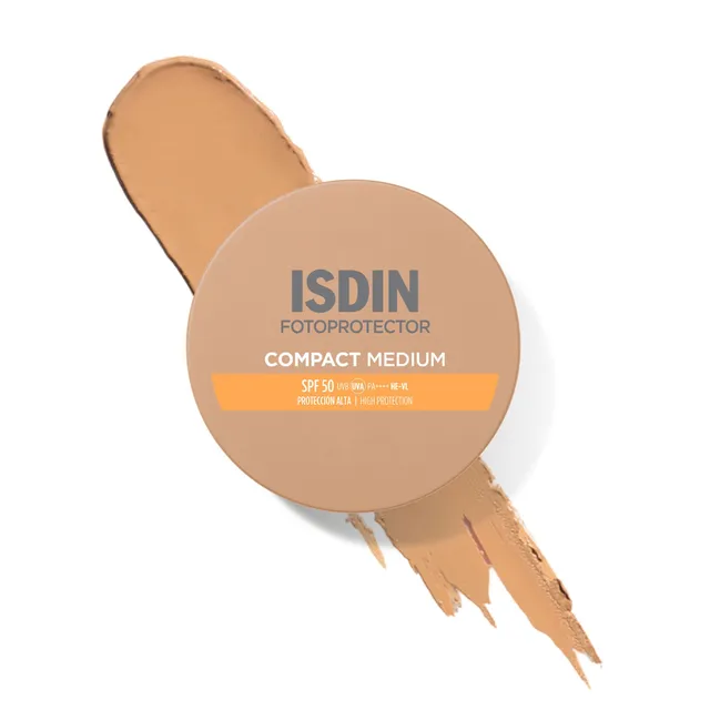 isdin-compact-medium-spf-50-protector-solar-facial-con-color-10g image 1