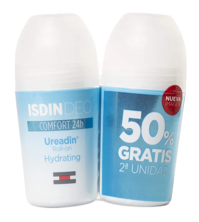 isdin-ureadin-deo-comfort-roll-on-24h-pack-2-x-50-ml image 1
