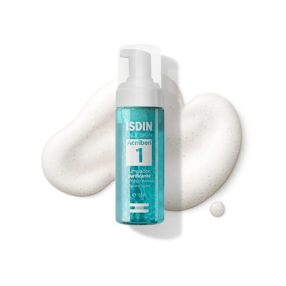 isdin-acniben-gel-limpiador-purificante-espuma-para-piel-grasa image 1