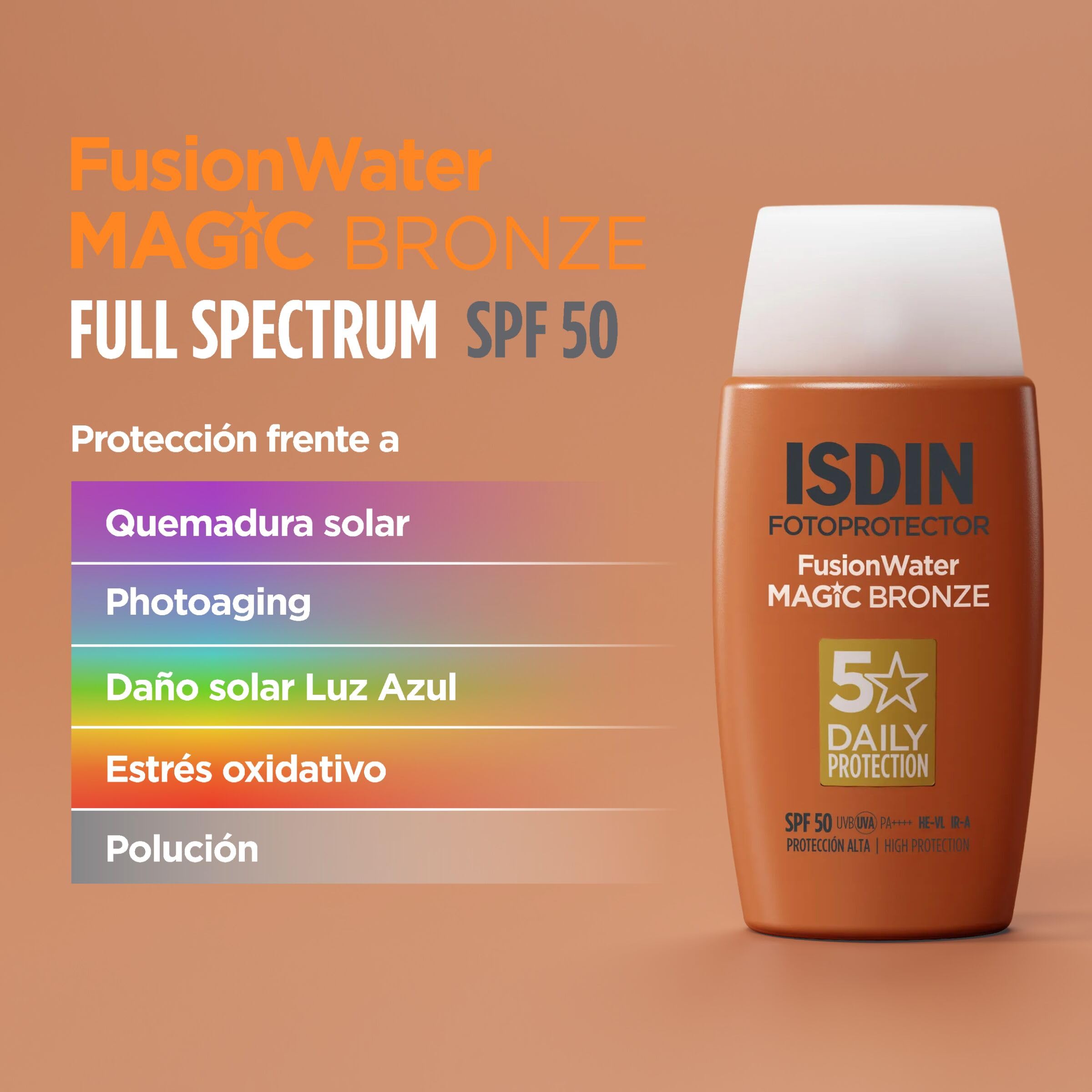 isdin-fusion-water-magic-bronze-spf-50-con-color-50-ml image 8