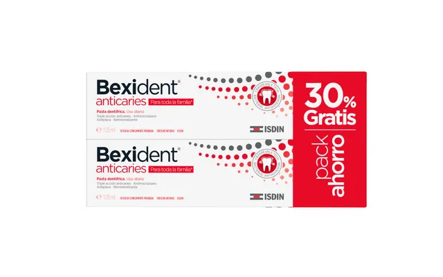 isdin-bexident-anticaries-pasta-dent-frica-125-ml-12-5-ml-de-regalo image 1
