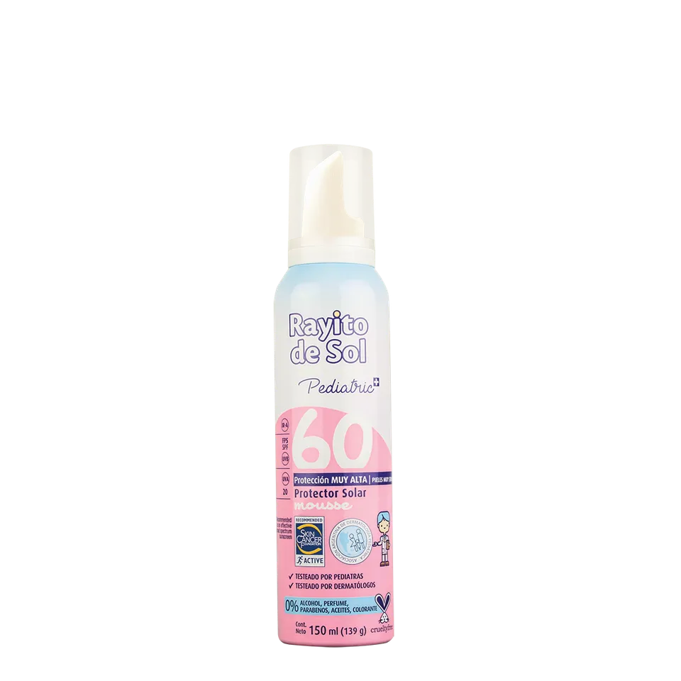 rayito-de-sol-mousse-solar-pediatric-fps-60-150ml image 1