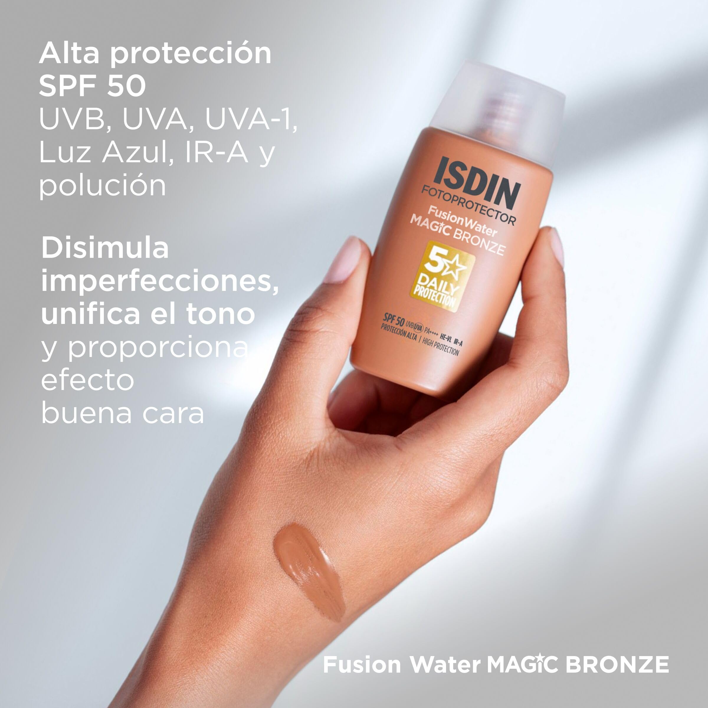 isdin-fusion-water-magic-bronze-spf-50-con-color-50-ml image 4