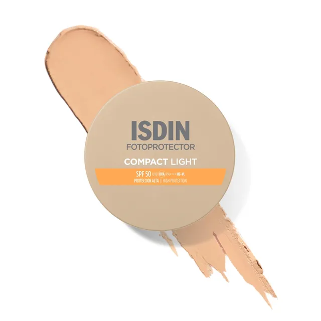 isdin-fotoprotector-compact-light-spf-50-protector-solar-facial-10g image 1