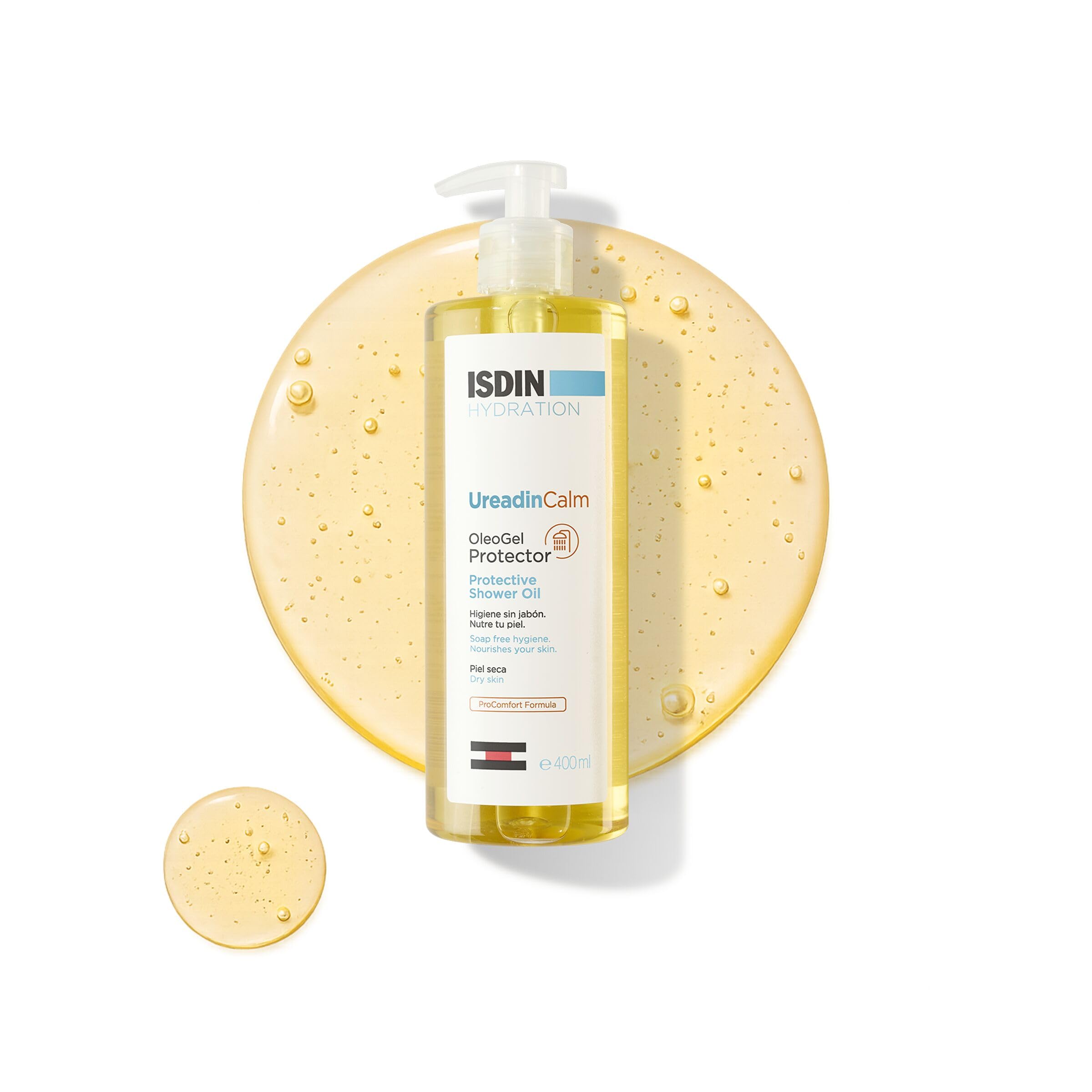 isdin-ureadincalm-oleo-gel-aceite-de-ducha-400-ml-piel-seca-con-picor image 1