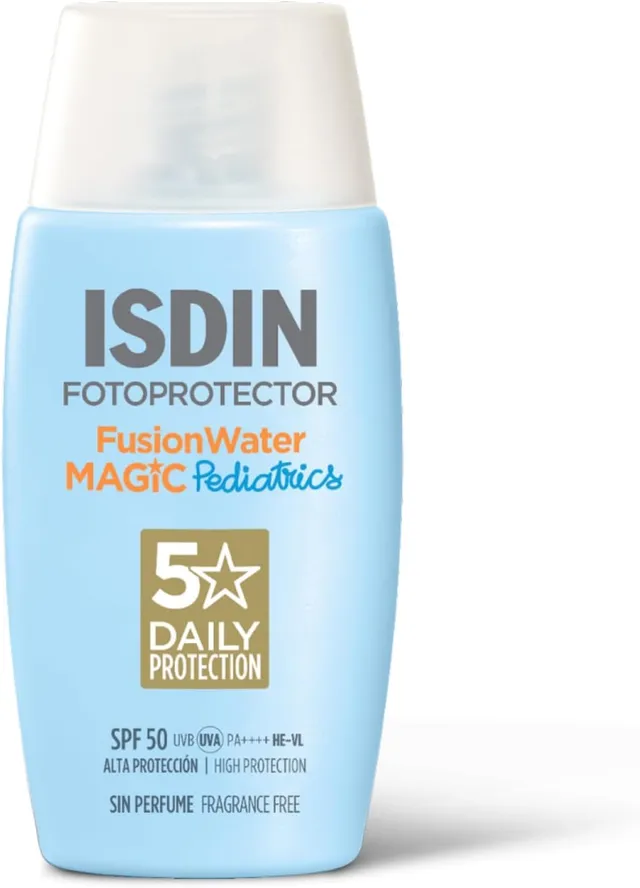 isdin-pediatrics-fusion-water-spf-50-protector-solar-facial-infantil-50-ml image 1
