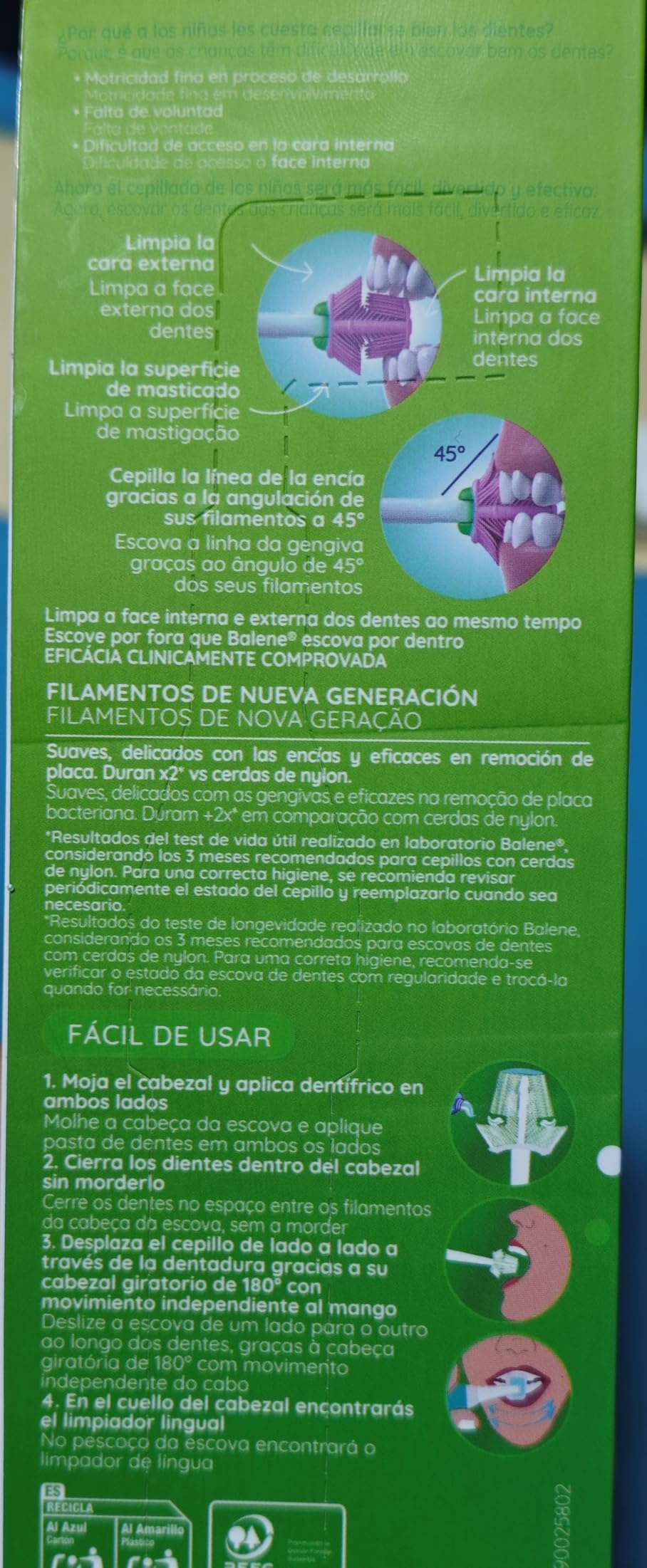 Buen cepillo para niños