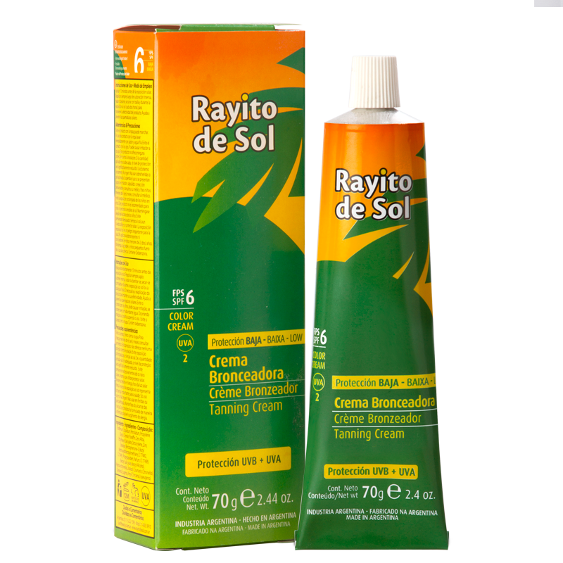 rayito-de-sol-crema-bronceadora-fps-6-70g-glow image 1