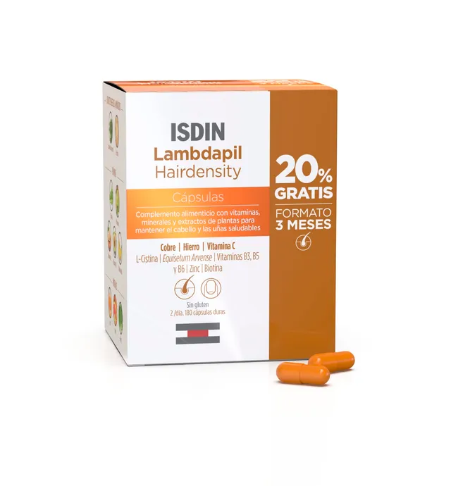isdin-lambdapil-hairdensity-c-psulas-180-unidades-complemento-cabello-y-u-as image 1
