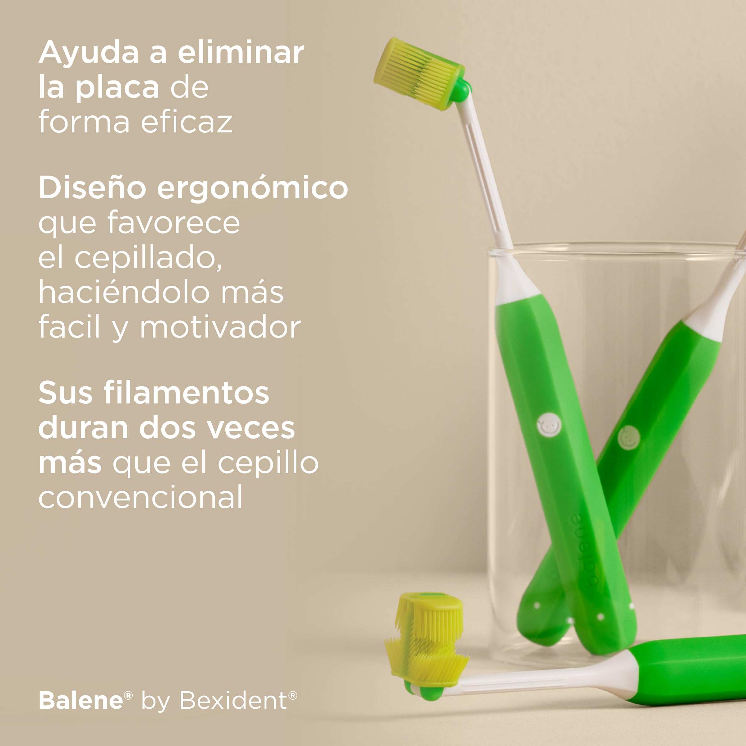 isdin-balene-by-bexident-cepillo-dental-junior-green-soft image 3