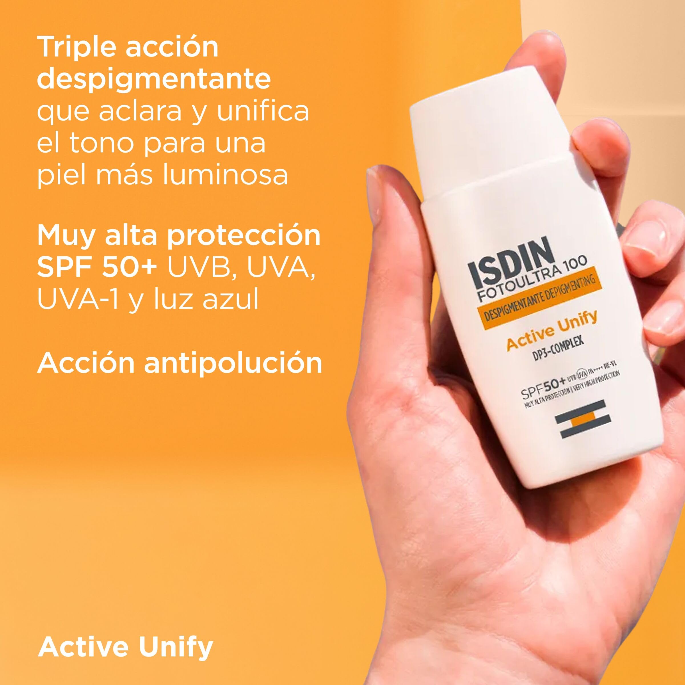 isdin-fotoultra-100-active-unify-spf-50-fluida-antimanchas-50-ml image 4