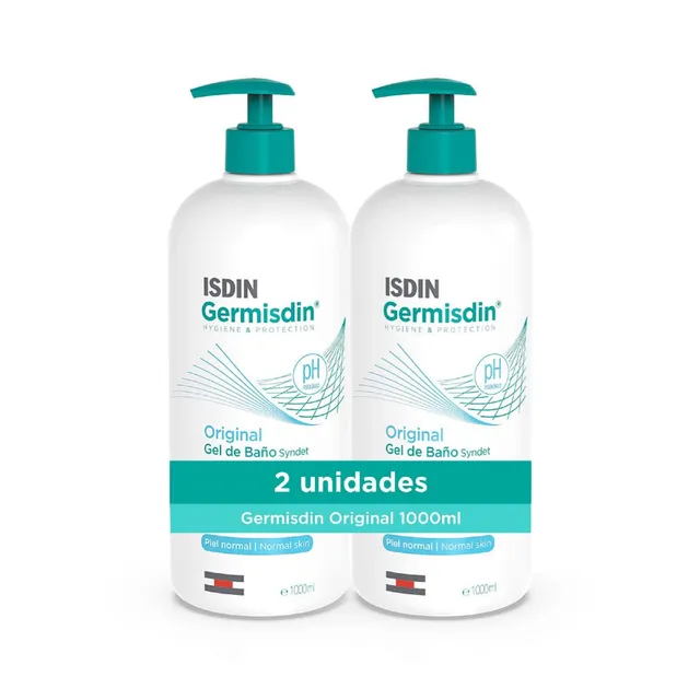 isdin-germisdin-original-gel-de-ba-o-pack-2-x-1000-ml image 1