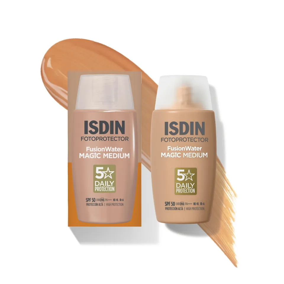 isdin-fusion-water-magic-color-spf-50-protector-solar-facial-50-ml image 1