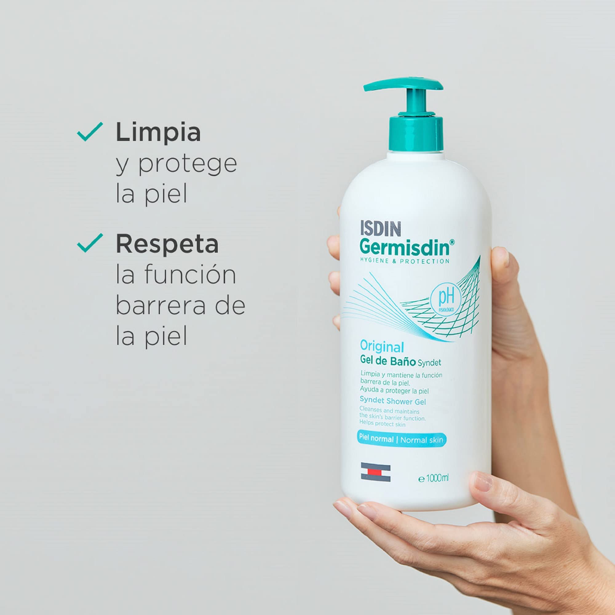 isdin-germisdin-original-gel-de-ba-o-pack-2-x-1000-ml image 2