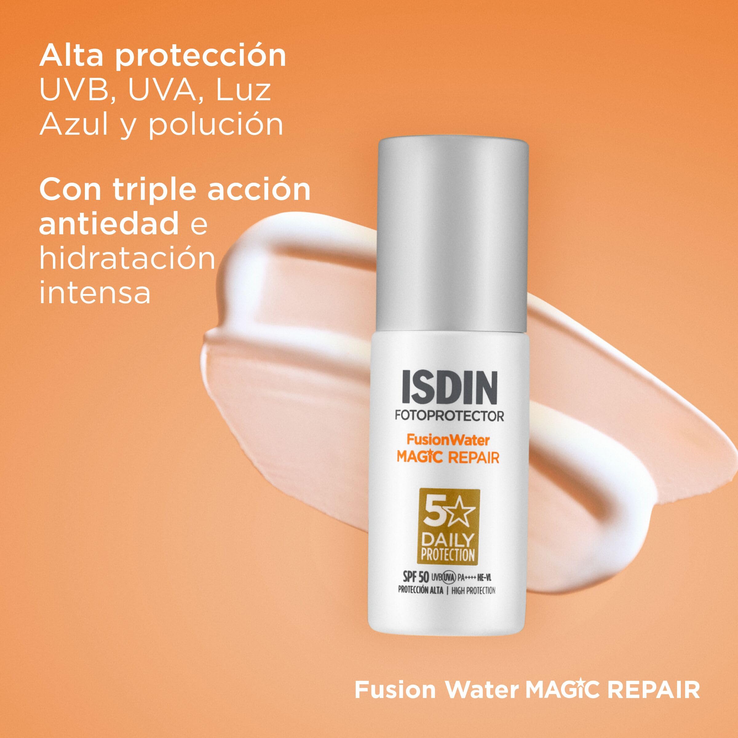 isdin-fusion-water-magic-repair-spf50-protector-solar-facial-50-ml image 4