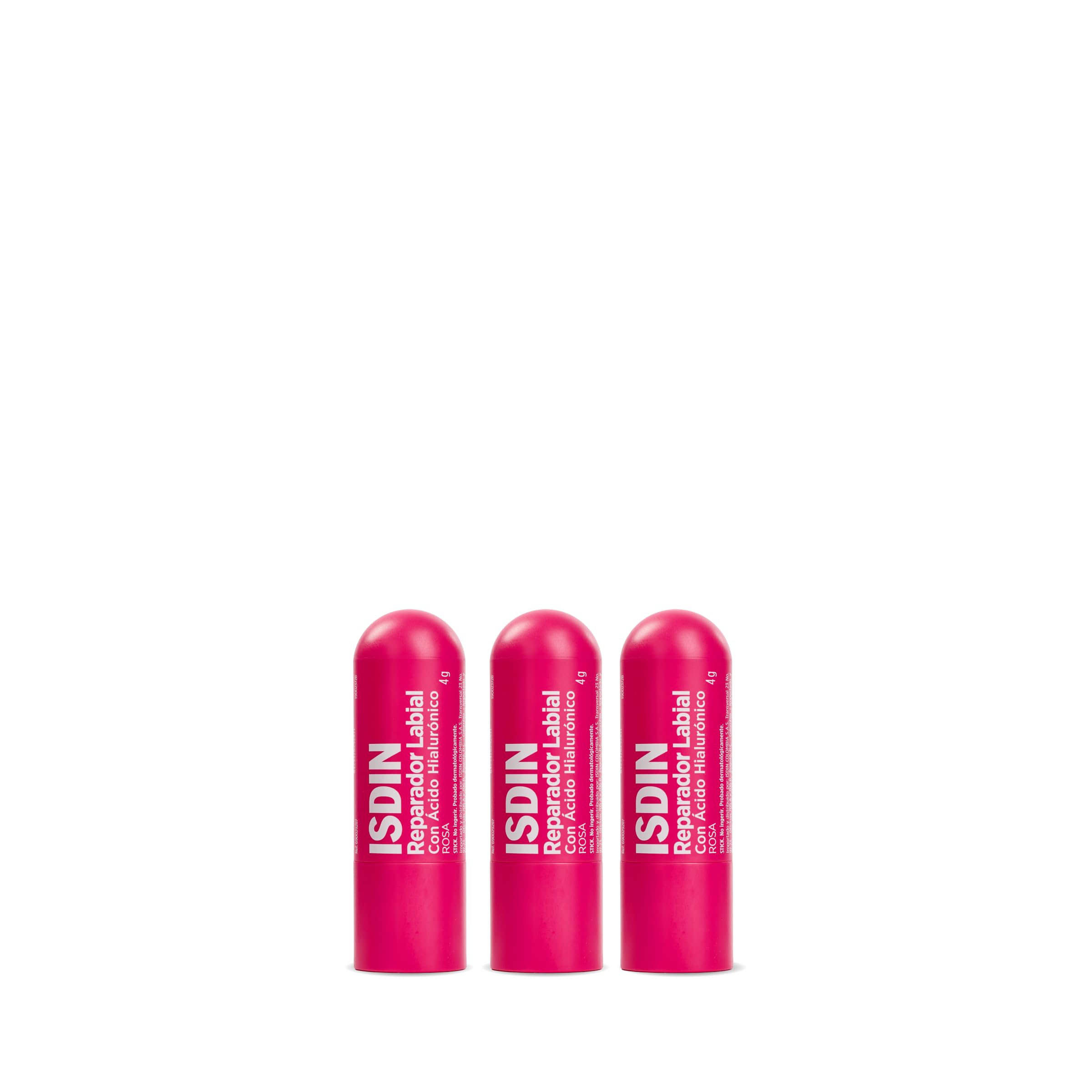 isdin-reparador-labial-rosa-pack-trio-3-sticks-con-cido-hialur-nico image 1