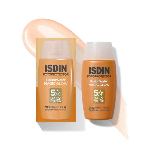 isdin-fotoprotector-fusion-water-magic-glow-spf-30-50-ml image 1